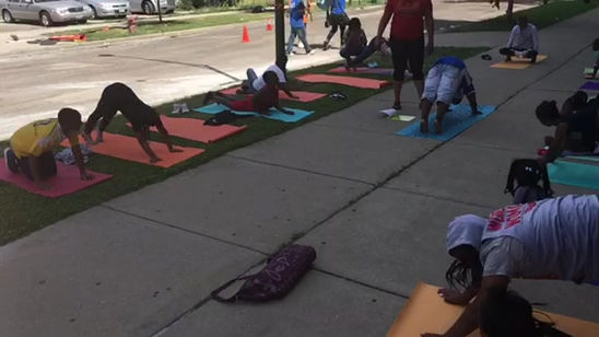 Plank to downward dog